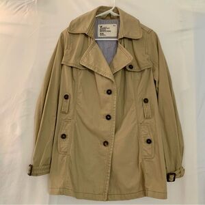 American Eagle Tan Utility Jacket Women’s Size Medium. Cotton. Y2K